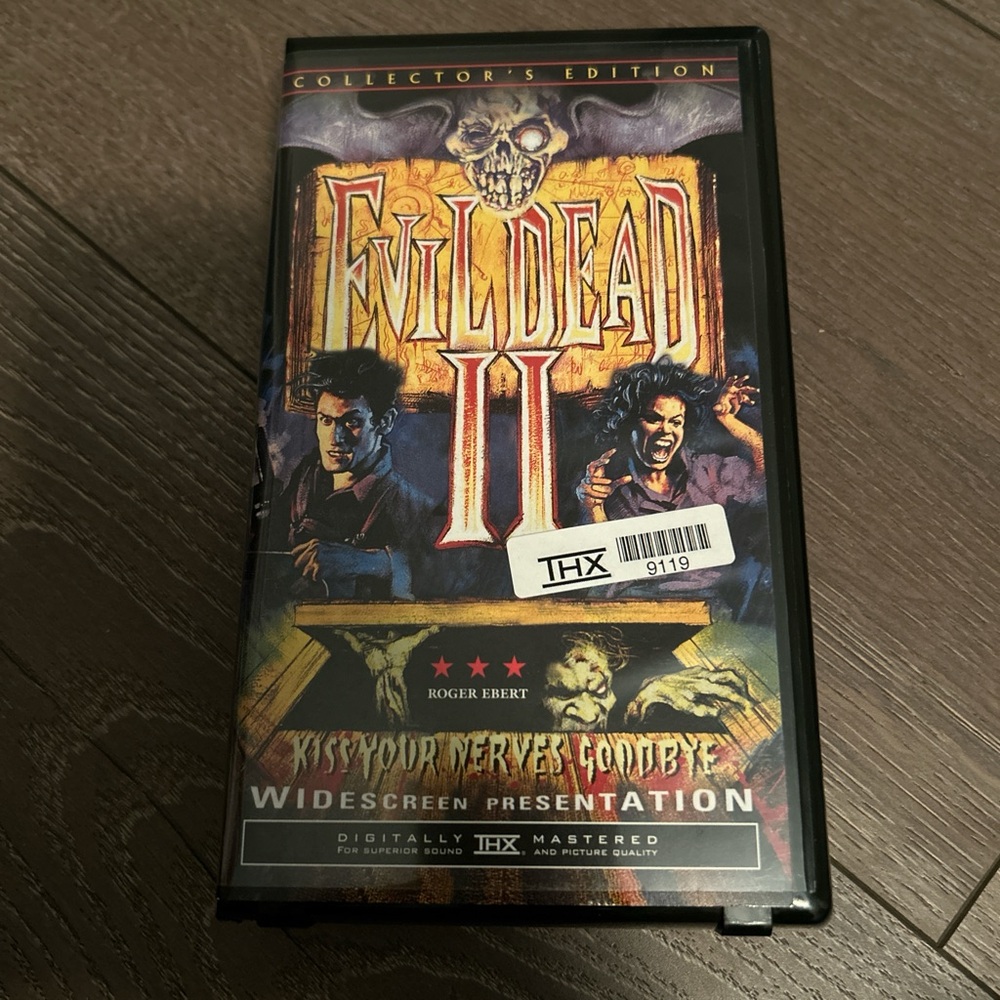 Evil Dead II Collector's Edition VHS
